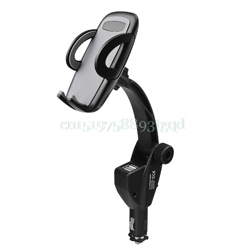 

Car USB 2in1 Dual Charger Holder Mount Cigarette Lighter Chargers For Cell Phone