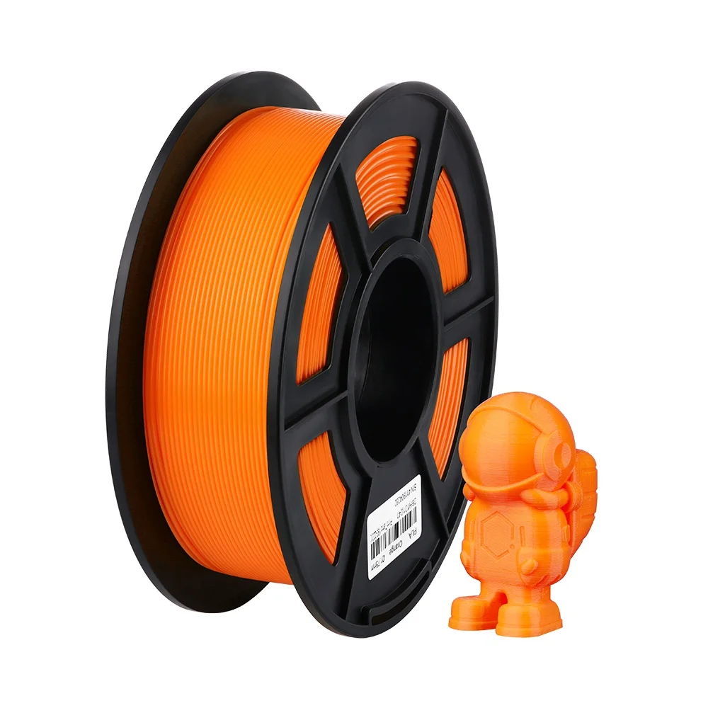 ANYCUBIC PLA Филамент 1,75 мм пластик для 3d принтера 1 кг/рулон аккуратная катушка без запутывания печати гладкий материал для печати - Цвет: Оранжевый