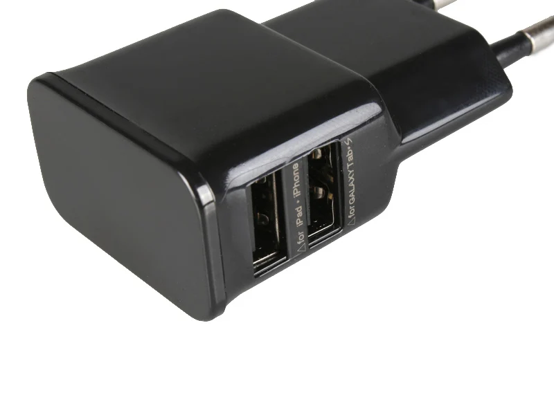 Двойной USB зарядное устройство 5 В 2.4A Быстрая зарядка настенное зарядное устройство адаптер ЕС вилка Мобильный телефон для Iphone Ipad Mini samsung Xiaomi huawei