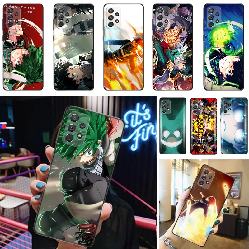 

My Hero Academia Tomura Boku Dabi Shigaraki Todoroki Shouto Bakugou Katsuki Phone Case For Samsung Galaxy A52 A72 4G 5G Cases