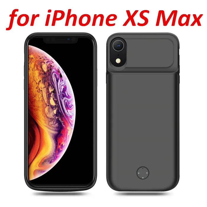 Для iPhone 11 SE 5 5S чехол для зарядного устройства 4000 мАч Внешний внешний аккумулятор чехол для зарядки для iPhone XS 7 8 plus 6 6S Чехол для аккумулятора - Цвет: for iphone Xs Max