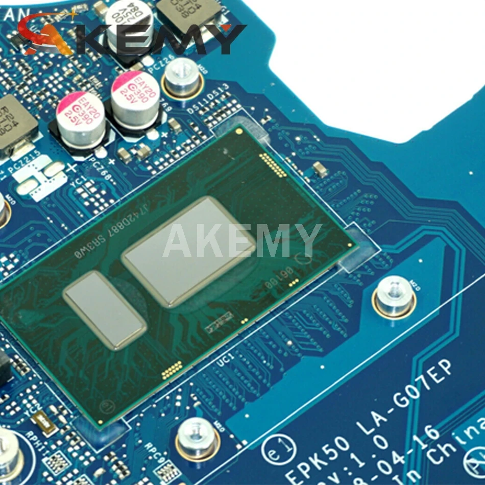 AKemy для For HP 15-DA материнская плата ноутбука с SR3LD/i3-7020u/CPU L20373-001 L20373-601 EPK50 Rev: 1 0 100%