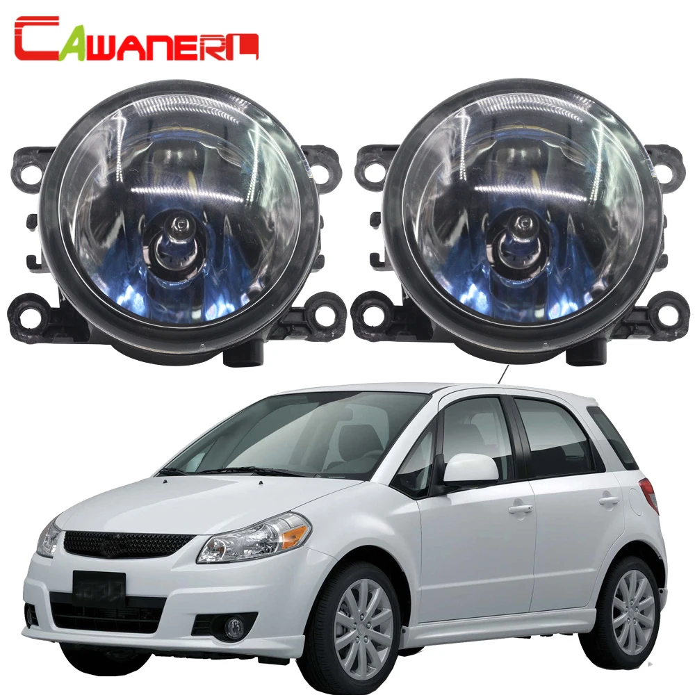 

Cawanerl 2 Pieces 100W Car Front Halogen Fog Light Daytime Running Lamp DRL 12V High Power For Suzuki SX4 (EY, GY) 2006-2014