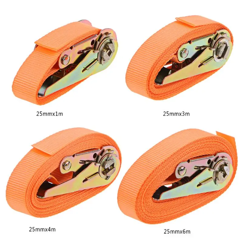 Портативный сверхпрочный ремешок для груза ремень с трещоткой металлической