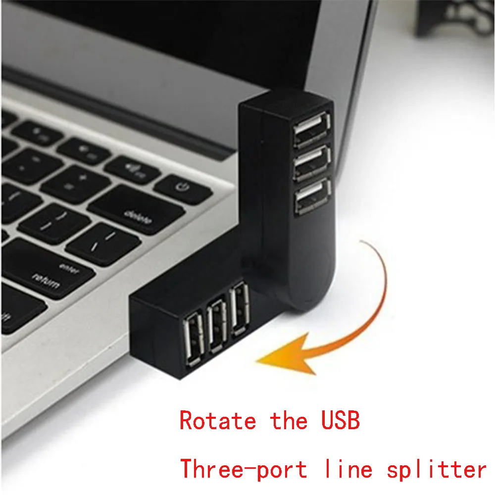 

3-in-1 Mini USB 4 Port Micro USB Adapter OTG USB Hub 2.0 Splitter Phone Data Charging For PC Computer Car Portable Hard Drives