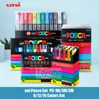 Художественные маркеры uni Posca, 81215 цветов, 1 набор, Япония, PC-1M35 м, на водной основе