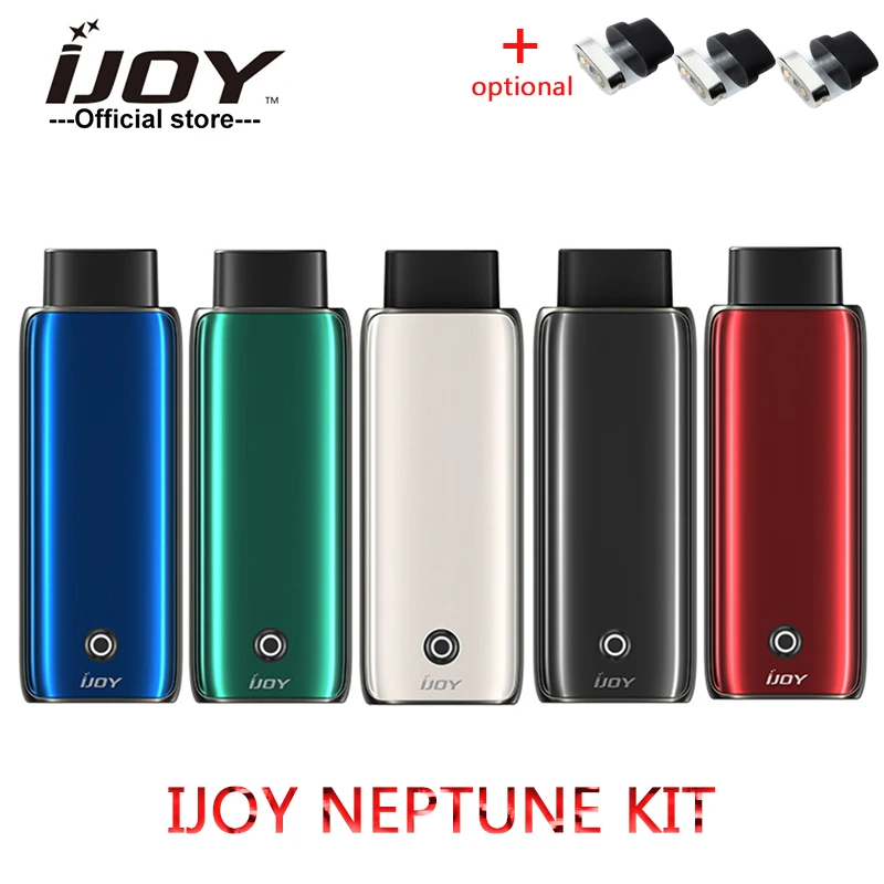 Оригинальный комплект для системы IJOY Neptune 14w Pod 650mah аккумулятор с 1 8 мл Vape картридж