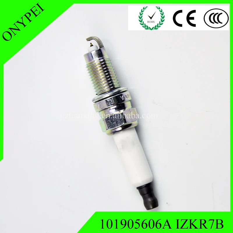 101905606A IZKR7B 4 шт./лот иридиевая Свеча зажигания для A3 TT Eos Touareg 3.2L|Свечи и запальные