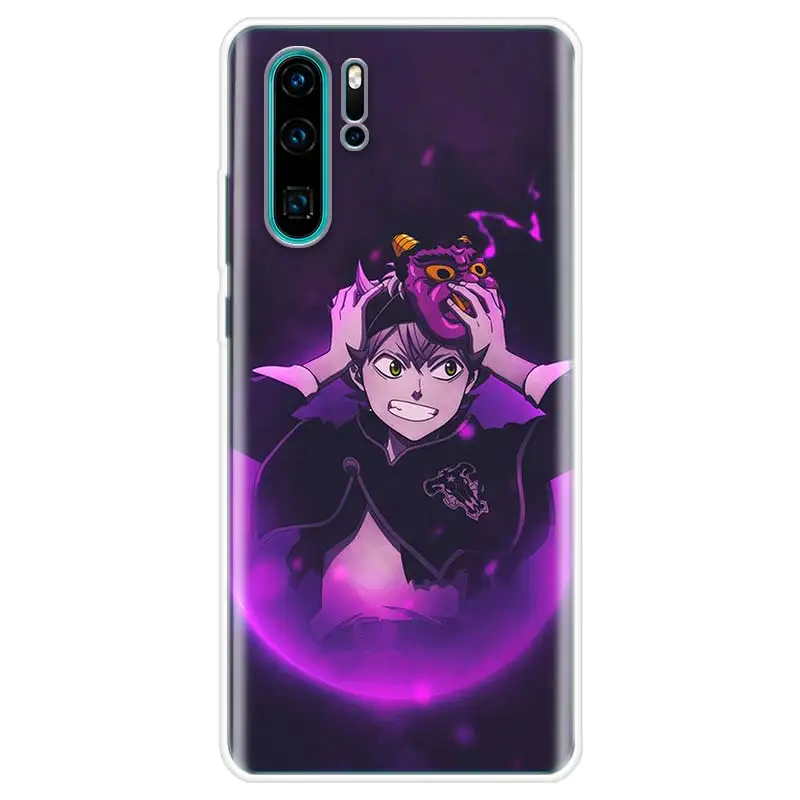 hot manga anime black clover phone case for honor 50 20 pro 10i 9 lite 9x 8a 8s 8x 7s 7x 7a huawei p smart z 2021 y5 y6 y7 y9 c free global shipping