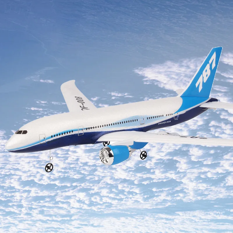 Самодельный радиоуправляемый самолет EPP RC Дрон Боинг 787 2 4G 3Ch с неподвижным крылом