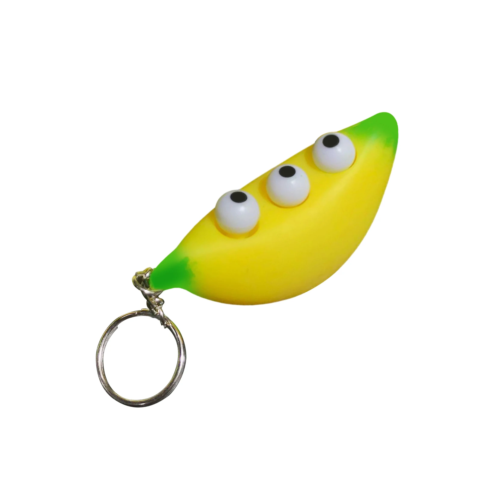 

Stress Ball Toy Squeezable Banana Fruit Shape Sensory Fidget Toy Stress Reliever Toy For Kids Adults Squeeze Toys With Key Chain