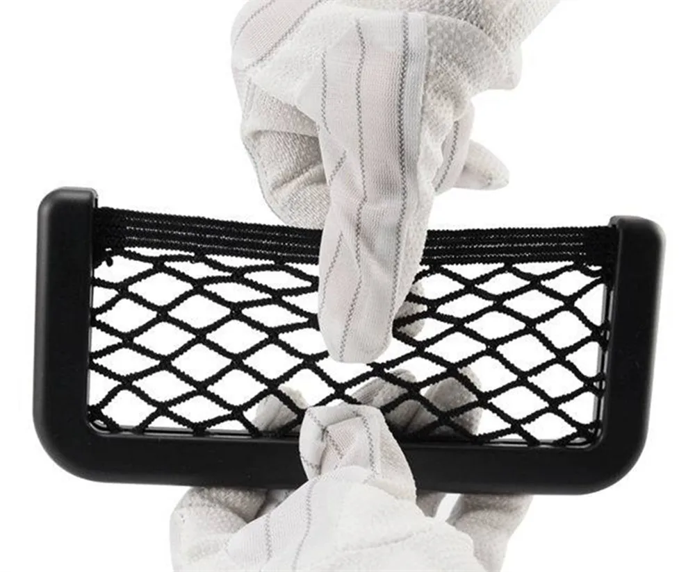 

1pcs Car Organizer Storage Bag Auto Paste Net Pocket Phone Holder for M3 M5 E36 E46 E60 E90 E92 BMW X1 F48 X3 X5 X6 Accessories