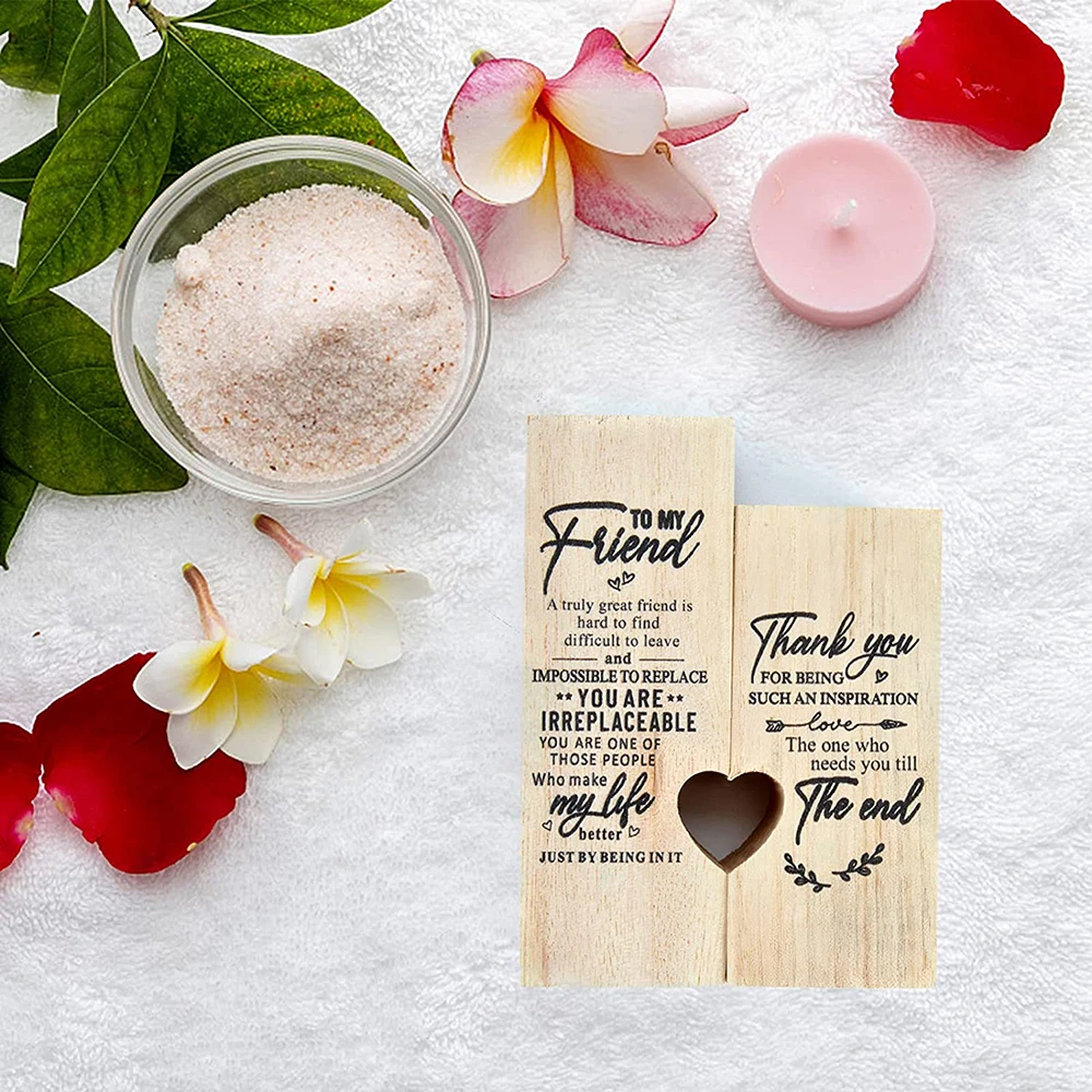 Деревянный подсвечник в подарок на день рождения индивидуальный дружбы