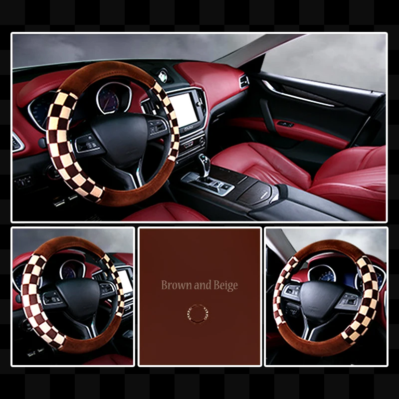 BOOMBLOCK четырехсезонный чехол на рулевое колесо для автомобиля Kia Rio 3 K2 Sportage Ceed Ford