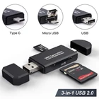 Устройство для чтения карт памяти Micro USB, USB Type-C, OTG