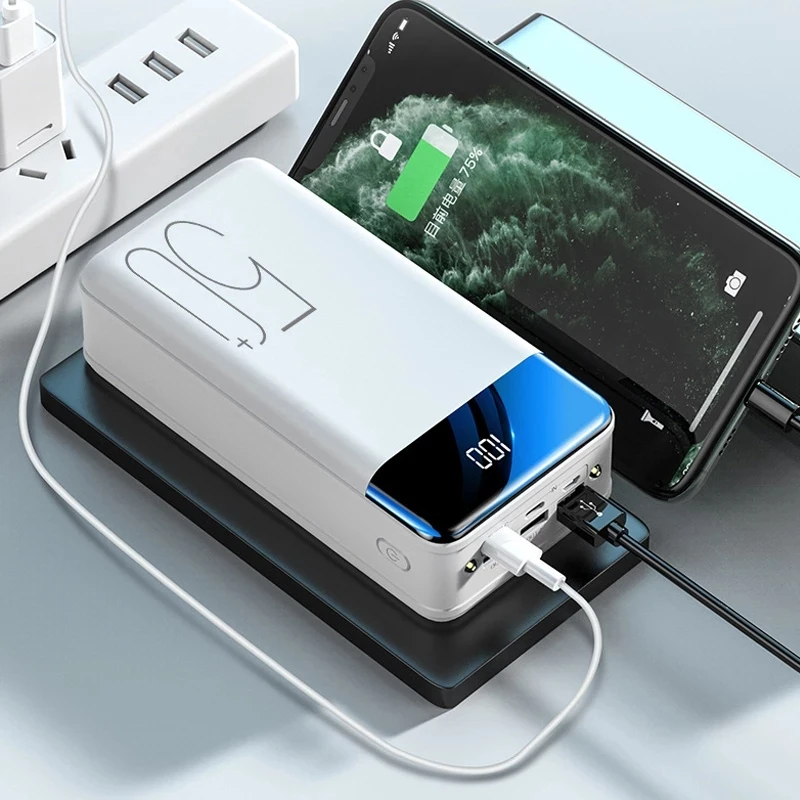 

100000mAh Power Bank for Xiaomi Mi iPhone Huawei Samsung Powerbank Portable Charger External Battery Pack Power Bank Poverbank