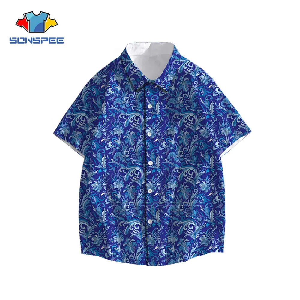 

LIASOSO Youth Fashion Young Style Shirt Street Tropical Rain Forest Parrot Special Men's Shirt Fashion Trend Beach Surf Shirt