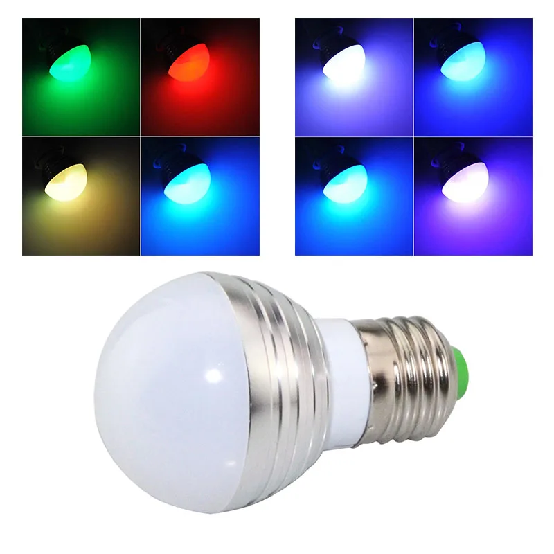Алюминиевый материал 3 Вт Диммируемый RGB светодиодный светильник 16 цветов