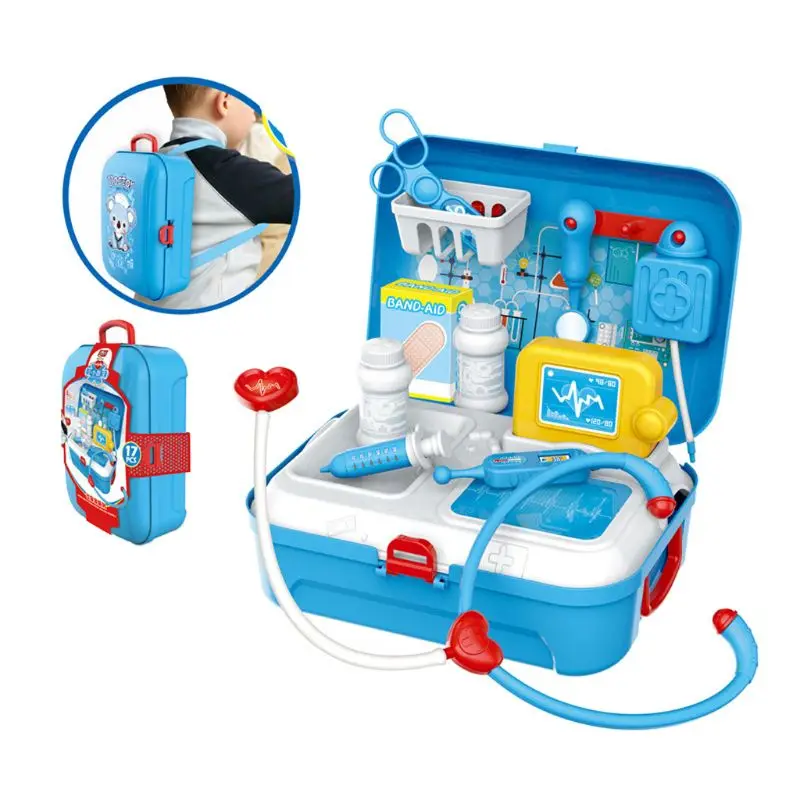 Gifts for 2 3 4 5 Year Old Boys Girls, Doctor Kit for Kids, Pretend Medical Set Doctor Kids Toy Playset Equipment 17Pcs