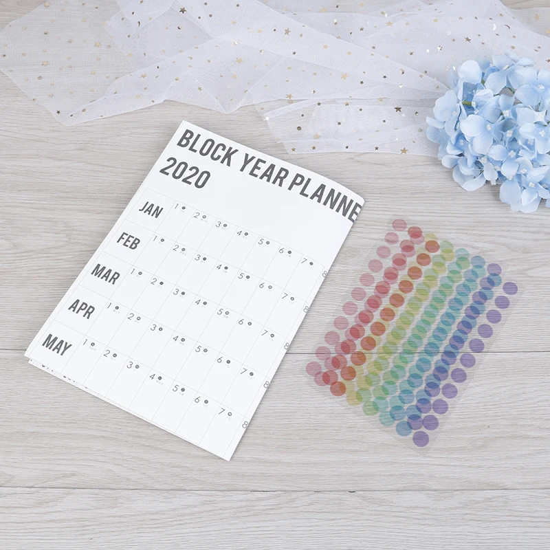 2020 год планировщик календарного года организатор памятки годовое расписание с