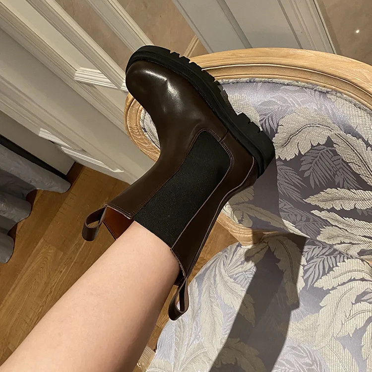 

bottom elastic Korean version summer boot girl 2020 of spring and chessy boots woman thick heel