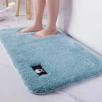 high hair bathroom toilet door absorbent floor mat carpet bedroom non slip foot pad bath rug bathroom mat kitchen mat