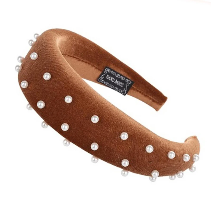 Специальный дизайн имитация жемчуга повязка на голову Жемчужный Камень