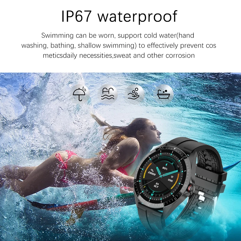 Часы наручные LIGE Мужские Цифровые спортивные светодиодные водонепроницаемые