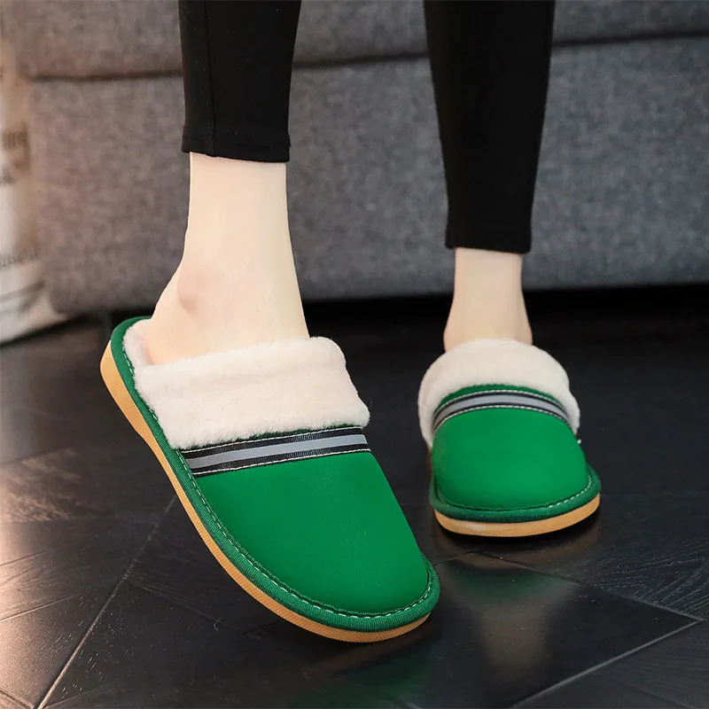 

Домашние женские домашние тапочки на толстой подошве, теплые зимние тапочки с подкладкой