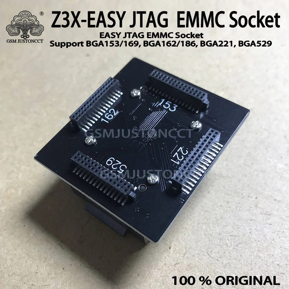 Новая версия 2022 года полный комплект стандартная коробка Easy-Jtag plus + розетка EMMC |