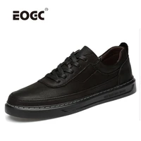 genuine leather lace up shoes men high quality casual men flats shoes comfortable outdoor walking men shoes