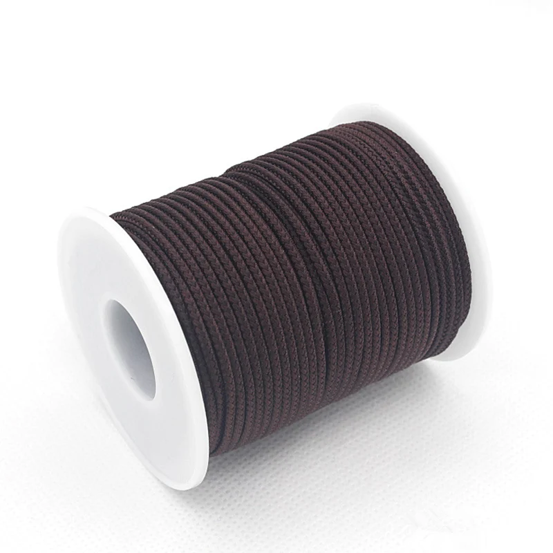 

2mm Braided Nylon Thread DIY String Strap Ropes Beading Bracelet For Jewelry Making Tassels Macrame Rattail Lacing