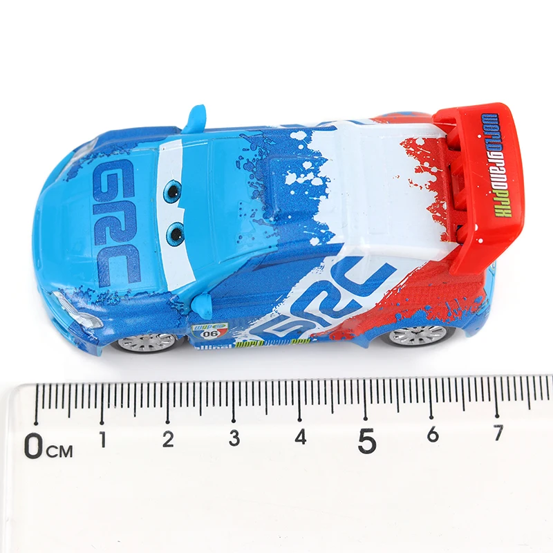 

Fine Disney Pixar Racing 2 3 3 Golden Thunder McQueen French Racing Supporting Angle 1:55 Alloy CarStorage Ramirez Child Birth