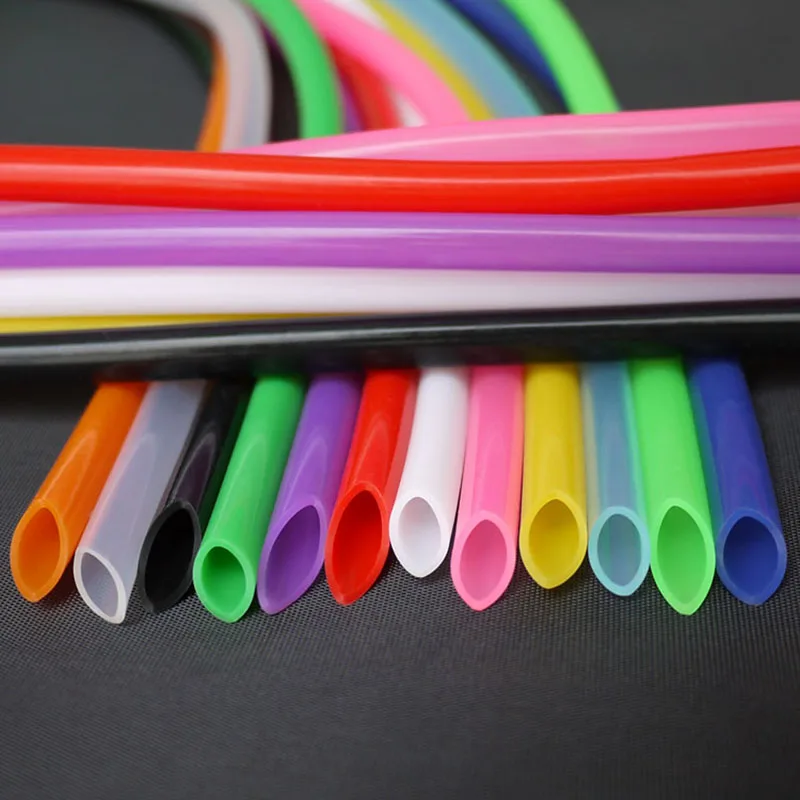 

Colorful Flexible Silicone Tube ID 10mm x 13mm OD Food Grade Non-toxic Drink Water Rubber Hose Milk Beer Soft Pipe Connector