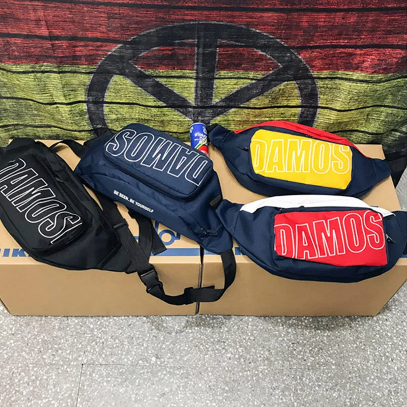 

Large Capacity Unisex Waist Bag Fanny Pack Streetwear Banana Bags Hip Hop Crossbody Bag Trend Canvas Outdoor Cycling Waist Pack