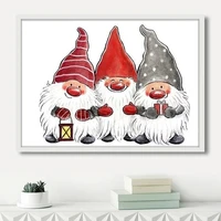 sale 5d diy diamond painting santa claus cross stitch kit full drill square embroidery mosaic art picture crafts christmas gift