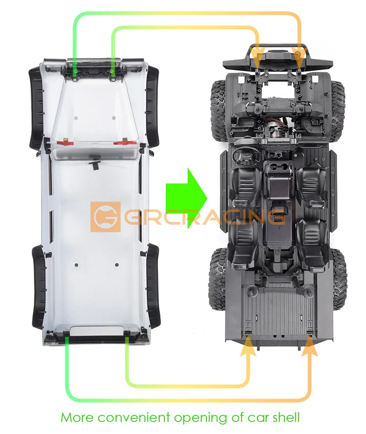передний и задний корпус авт