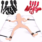 Кляпы и морды Handscuff шеи лодыжки манжеты БДСМ бандаж наручники ведомого игры для взрослых интимные игрушки для женщин секс-продукты