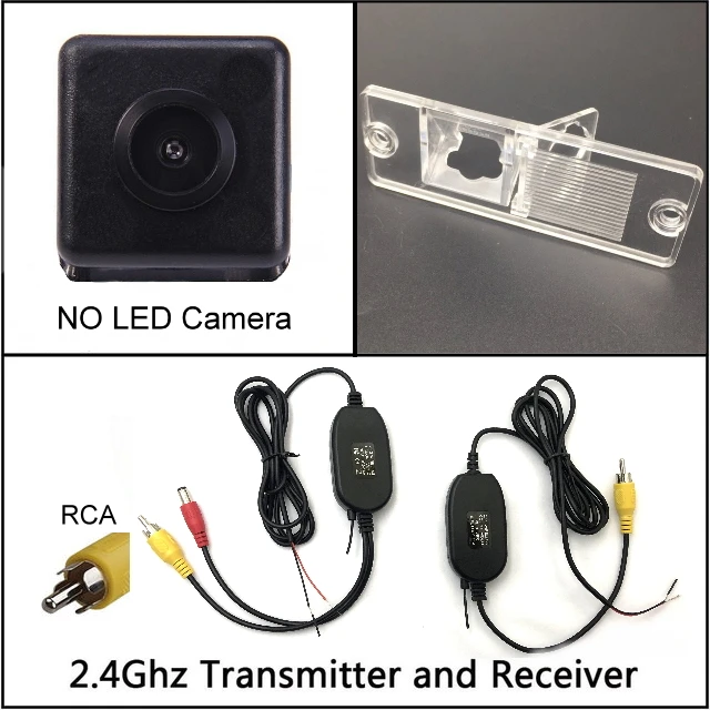 wireless n NO LED Для Mitsubishi Lancer Lioncel V3 Cedia Virage Fuzion Zinger Автомобильная камера ночного видения trasera заднего вида резервная парковочная камера - Название цвета: wireless n NO LED