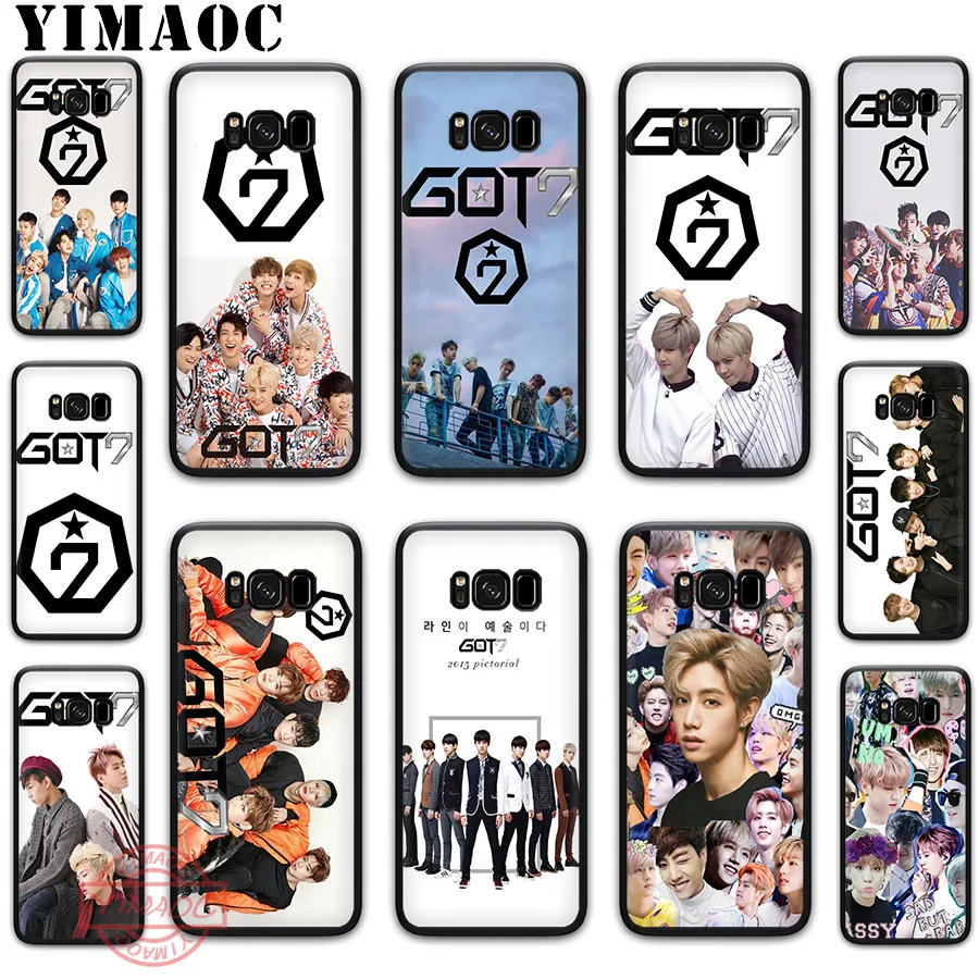 Чехол YIMAOC для Samsung S20 Ultra S10 S9 S8 S6 S7 Edge Note 8 9 10 Lite Plus с изображением JinYoung, Jackson и Mark из GOT7.