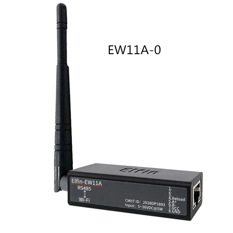 Elfin-EW11 последовательный порт RS485 в WiFi Поддержка сервера TCP/IP Telnet Modbus TCP протокол IOT