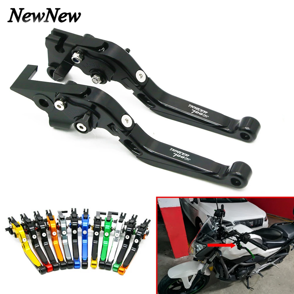 

Motorcycle CNC Handle Bar Extendable Adjustable Folding Brake Clutch Levers For YAMAHA tracer700gt Tracer 700 gt 700GT 2018-2021
