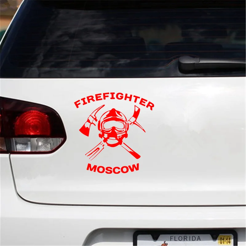 

CK2579#15*15,2см наклейки на авто Пожарная охрана Firefighter Moscow водонепроницаемые наклейки на машину наклейка для авто автонаклейка стикер этикеты винила наклейки стайлинга автомобилей