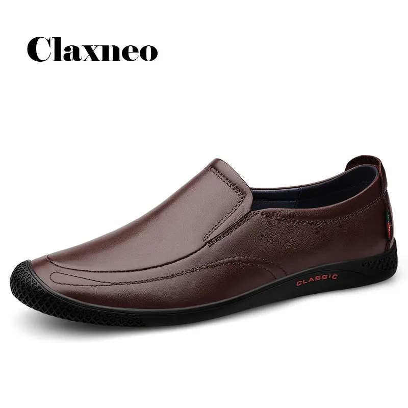 

Man Shoes Original Leather Loafers 2021 Summer Autumn Men's Casual Boat Footwear Genuine Leather Flats Moccasins Soft Big Size
