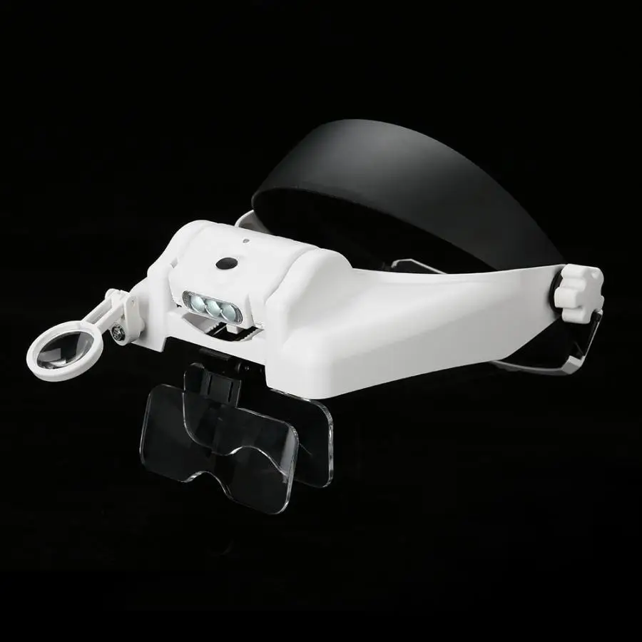 Повязка На Голову лупа на головке увеличительное Стекло оборудование для