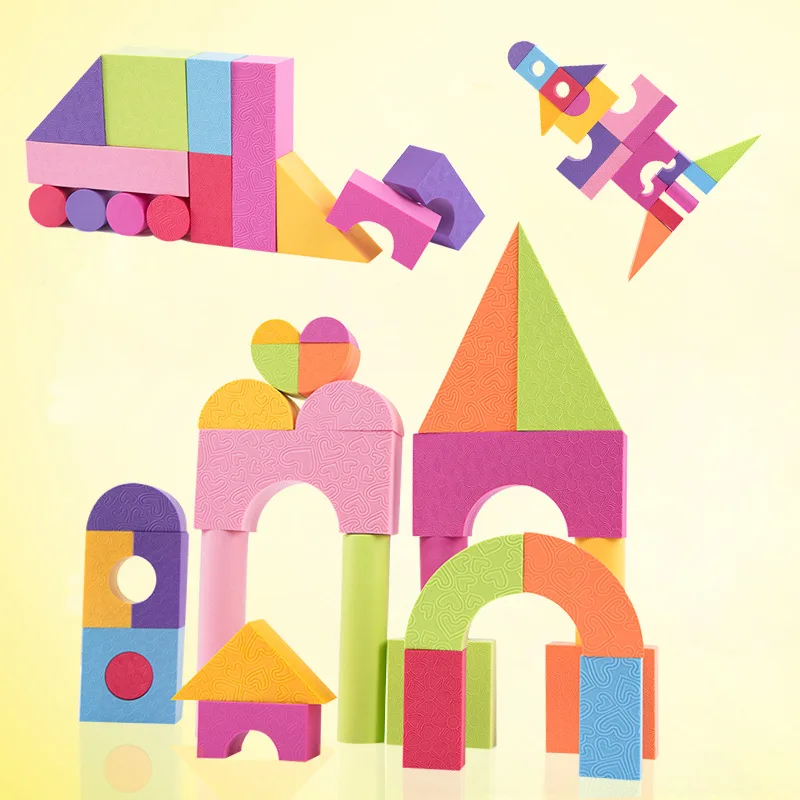 Eva Безопасный детский строительный кирпичный блок пены строительство Детские