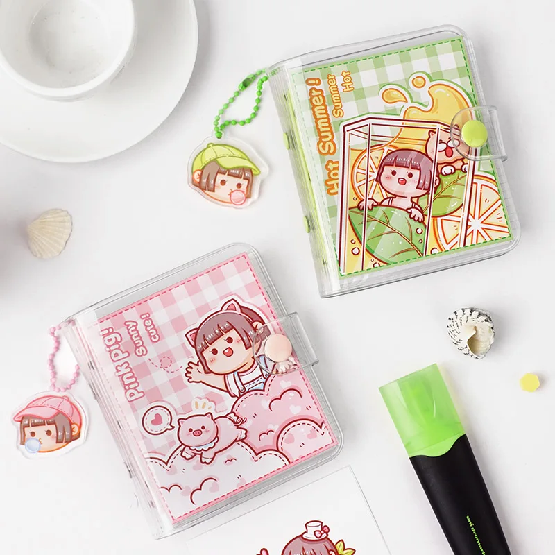 Dimi 105*90 мм Kawaii Мини карманный 3 кольца Дневник Блокнот журналы ежедневник подарок