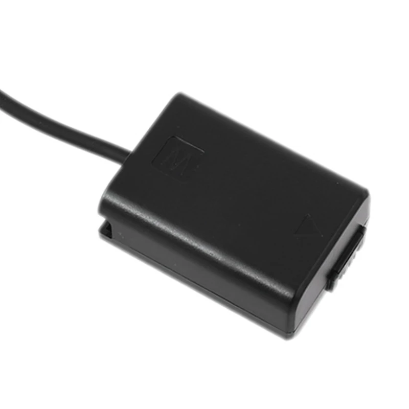 

USB to NP-FW50 Dummy Battery Eliminator Power Supply Spring Cable for -Sony A7 A7RII A6500 A6400 A6300 A6100 A6000 Camera