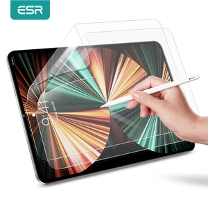 esr 2pcs paper feel screen protector for ipad pro 1112 9 inch 202120202018 5rd3rd gen matte writtable film for ipad pro 12 9 free global shipping