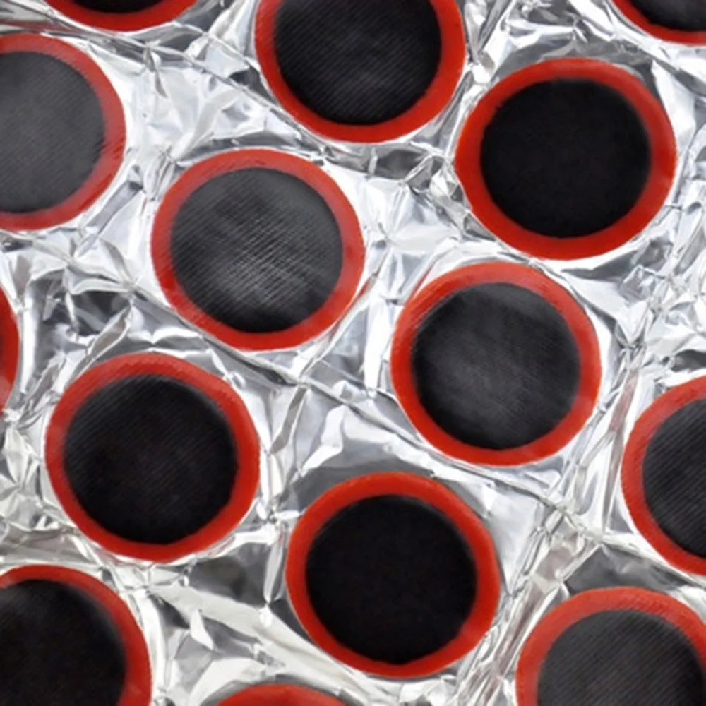 Бренд 48 шт 25 мм круглая резиновая велосипедная шина ремонтные инструменты для